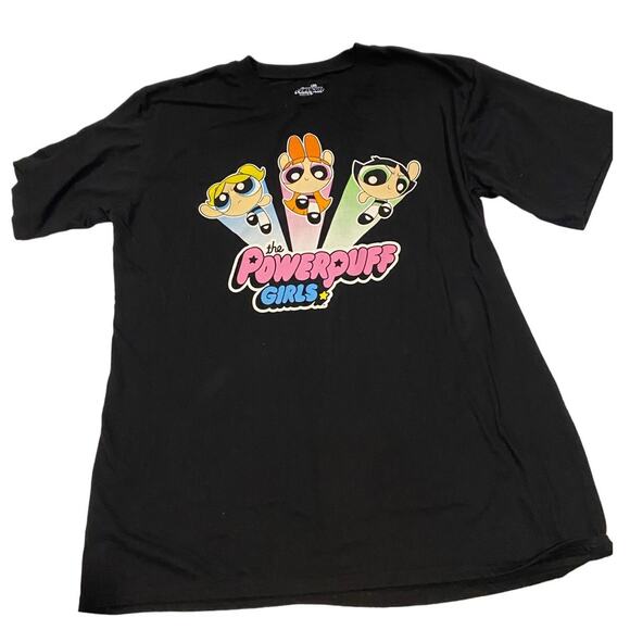 The Powerpuff Girls Women's Black T-shirt Size XL (15/17) - Picture 1 of 4